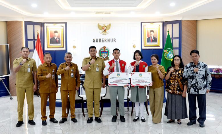 Bobby Nasution Beri Semangat Dua Putra-Putri Sumut yang Lolos Paskibraka Nasional