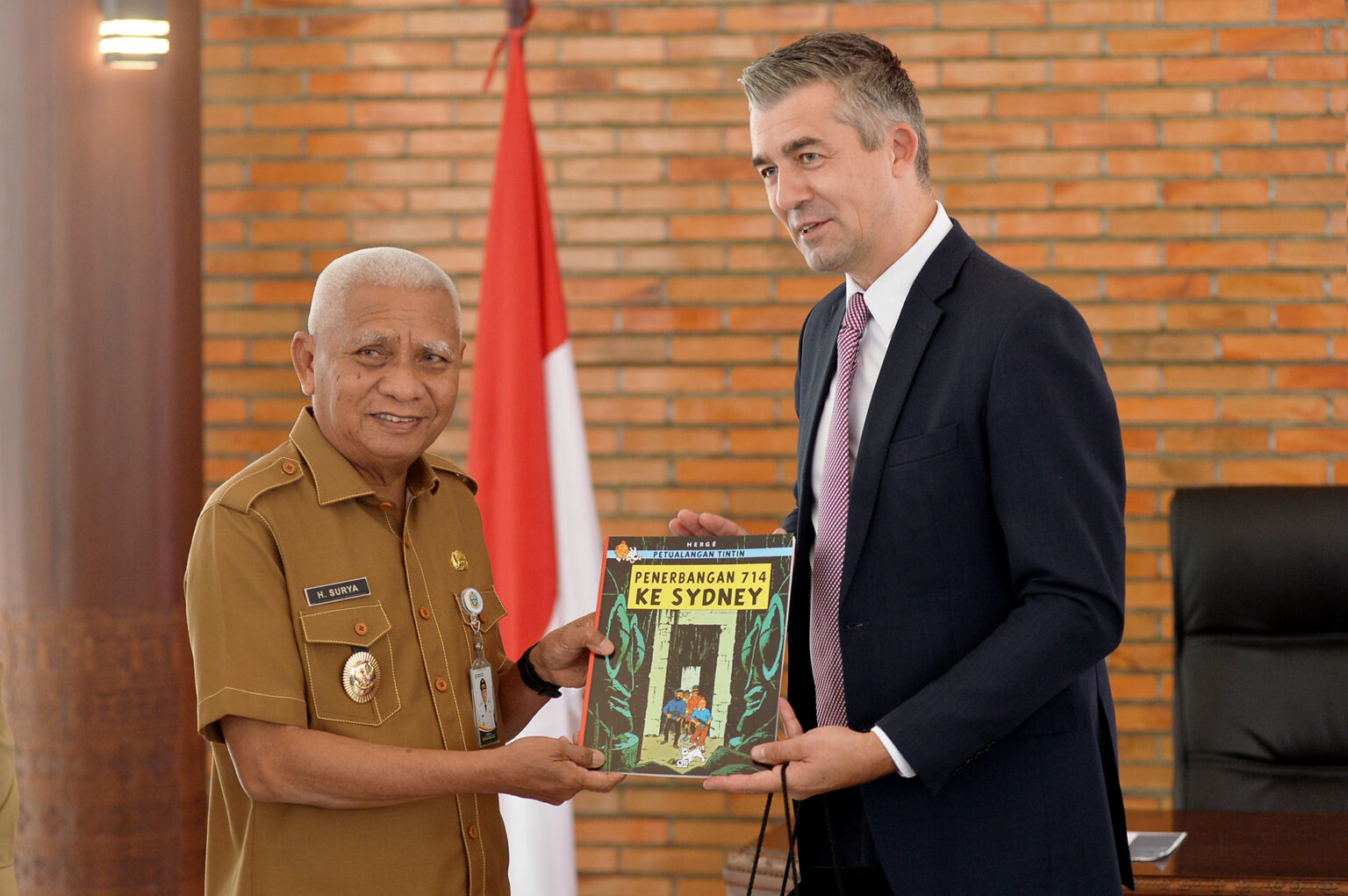 Wagub Surya Tawarkan Potensi Investasi Sumut kepada Duta Besar Belgia