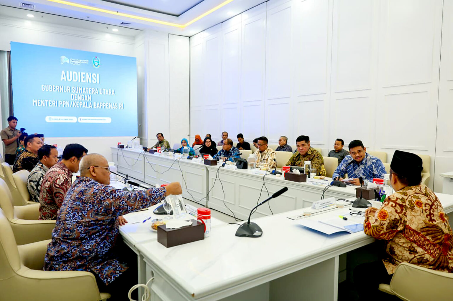 Bobby Nasution Sampaikan Lima Prioritas Pembangunan Sumut kepada Bappenas